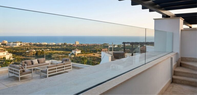 Glass dynamics Barandilla u panoramica